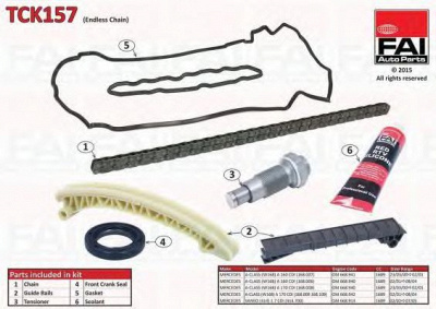 FAI AUTOPARTS tck157 -  Комплект цели привода распредвала